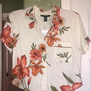 A floral blouse from Forever 21